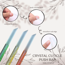 Load image into Gallery viewer, Crystal Cuticle Push Bar - Trimmer & Pusher