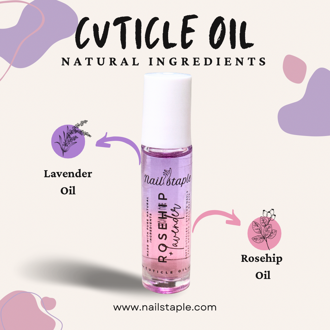 Cuticle Oil - Lavender & Rosehip 10ml